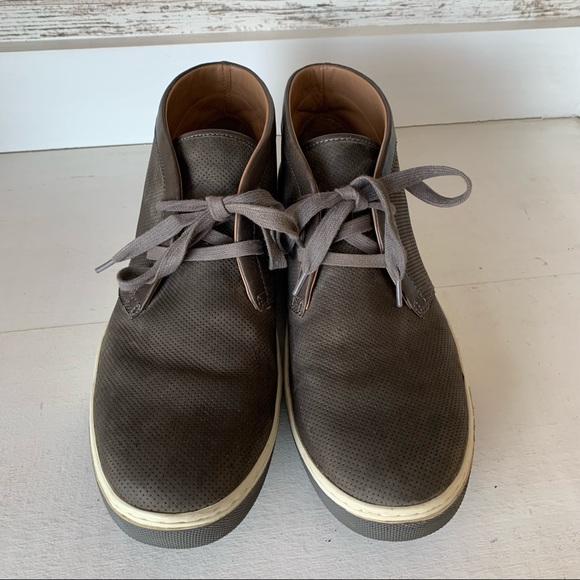 Vince Perforated Sport Suede Sneaker Boot Size 10 - Picture 6 of 13